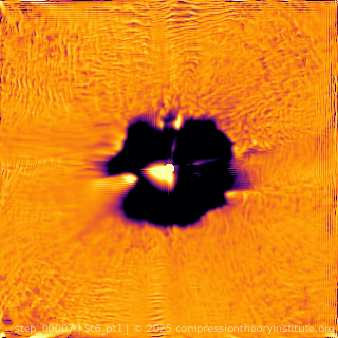 Compression singularity without baryons